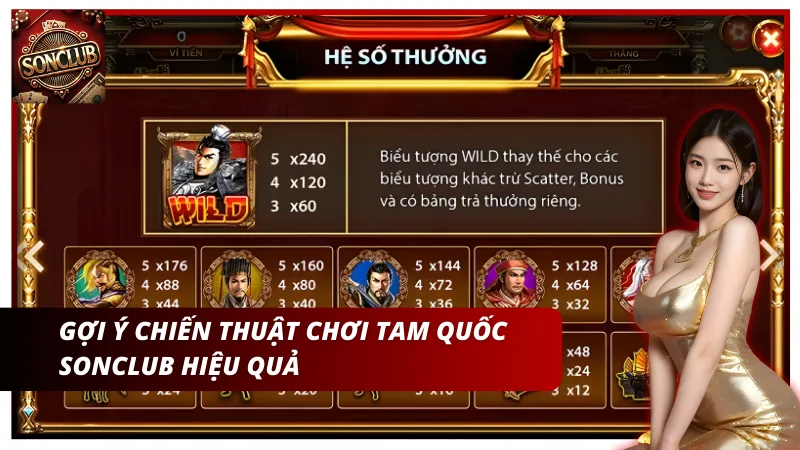 Gợi ý chiến thuật chơi Tam Quốc Sonclub hiệu quả