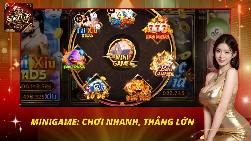 Mini game chơi nhanh, nhận thưởng thật