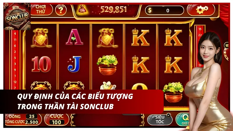 Quy định của các biểu tượng trong Thần Tài tại Sonclub